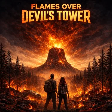 Flames Over Devil’s Tower