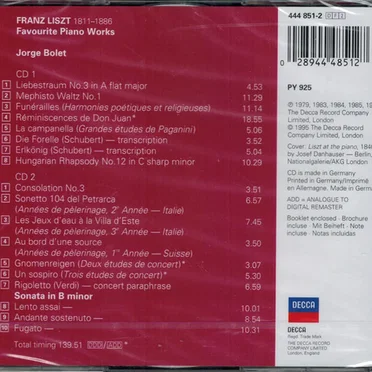 Liebestraum: Favourite Piano Works