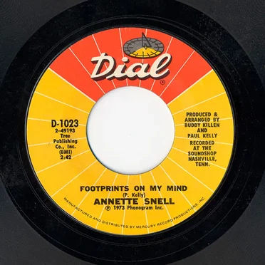 Footprints on My Mind / You Oughta Be Here With Me by Annette Snell - album cover