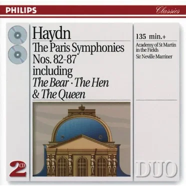 The Paris Symphonies Nos. 82-87 including "The Bear", "The Hen" & "The Queen"