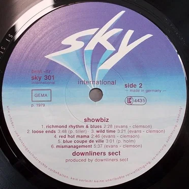 Showbiz by The Downliners Sect - album cover