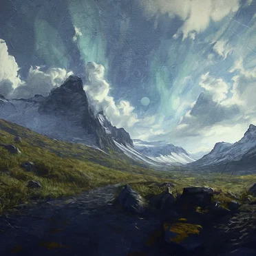 through the valley