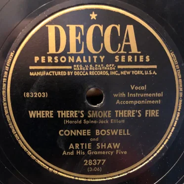 Where There's Smoke There's Fire / My Little Nest of Heavenly Blue