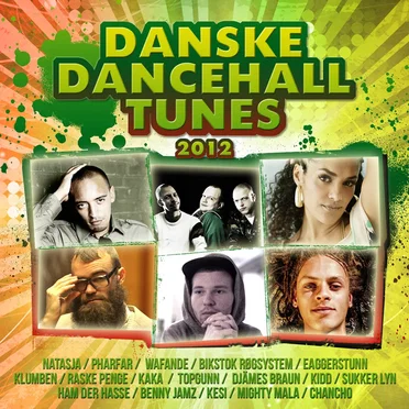 Danske dancehall tunes 2012 by Various Artists - album cover