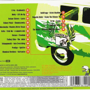 Summer of MTV by Various Artists - album cover