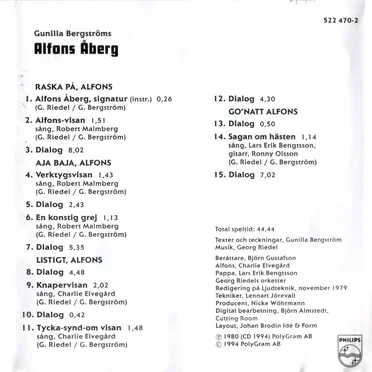 Alfons Åberg - Raska på, Alfons