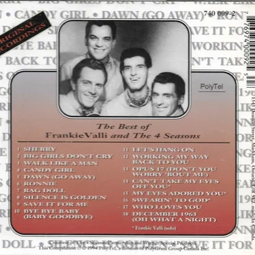 The Best Of Frankie Valli And The 4 Seasons