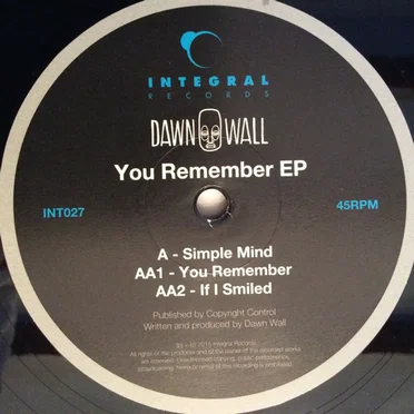 You Remember EP by Dawn Wall - album cover