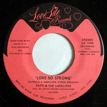 Love So Strong by Patti & The Lovelites - album cover