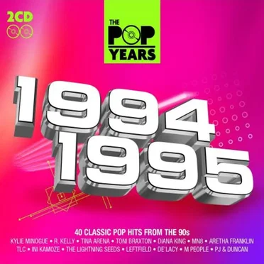 The Pop Years: 1994-1995 by Various Artists - album cover