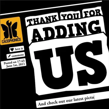 Thank You for Adding Us by Cacophonics - album cover