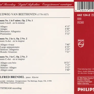 Piano Sonatas Nos. 1-3