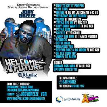 Welcome To The Future by Jody Breeze - album cover