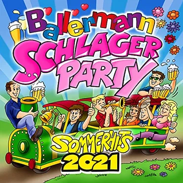 Ballermann Schlagerparty 2021 : Sommerhits by Various Artists - album cover