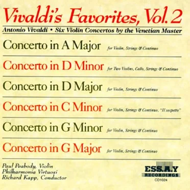 Vivaldi's Favorites, Volume 2