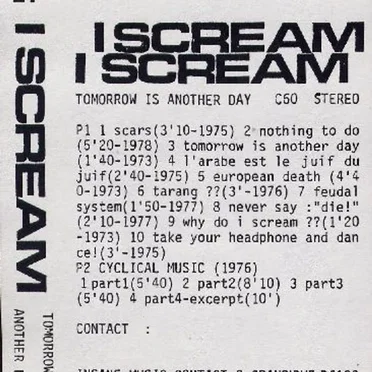 Tomorrow Is Another Day by I Scream - album cover
