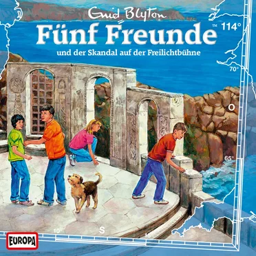 Fünf Freunde, Episode 114: und der Skandal auf der Freilichtbühne by Enid Blyton - album cover