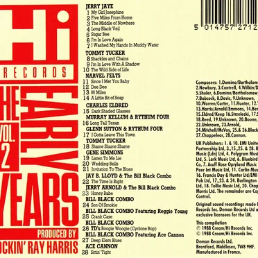 The Early Years Vol. 2 by Various Artists - album cover