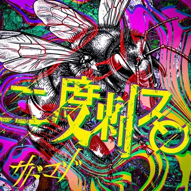 二度刺ス。