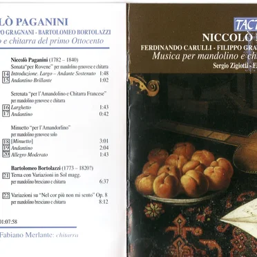 Musica per mandolino e chitarra del primo Ottocento