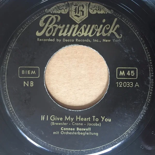 If I Give My Heart to You / Give Me the Right