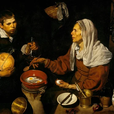 Velázquez Part Two : Old Woman Frying Eggs
