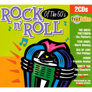 Hot Hits: Rock n' Roll of the 50's by Various Artists - album cover