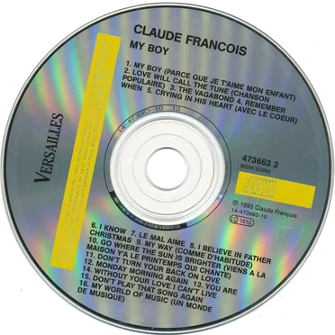 My Boy by Claude François - album cover
