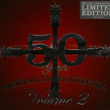 50 Years of Australian Rock & Roll Volume 2 (Deluxe Edition) by Various Artists - album cover