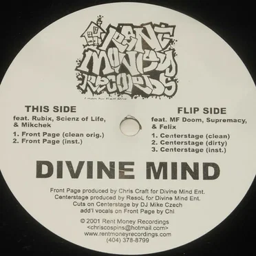 Front Page / Centerstage by Divine Mind - album cover