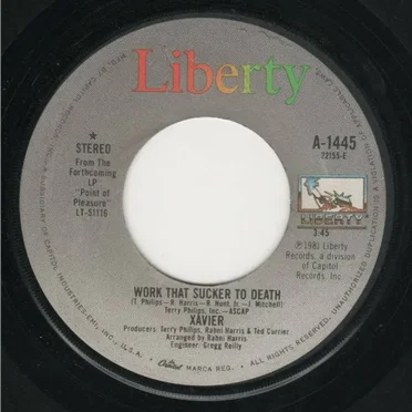 Work That Sucker to Death / Love Is on the One by Xavier - album cover