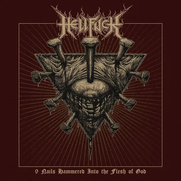 9 Nails Hammered into the Flesh of God by HellFuck - album cover