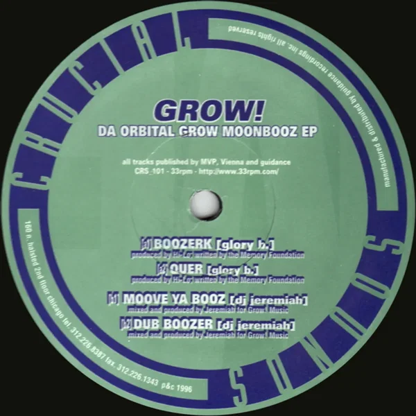 Da Orbital Grow Moonbooz EP