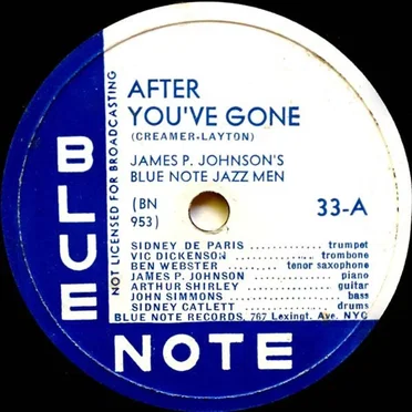 After You’ve Gone / Joy‐Mentin’