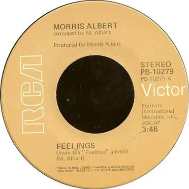 Feelings by Morris Albert - album cover
