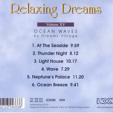Relaxing Dreams, Volume XV: Ocean Waves