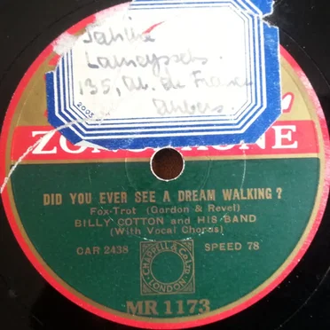 Did You Ever See a Dream Walking? / On a Steamer Coming Over