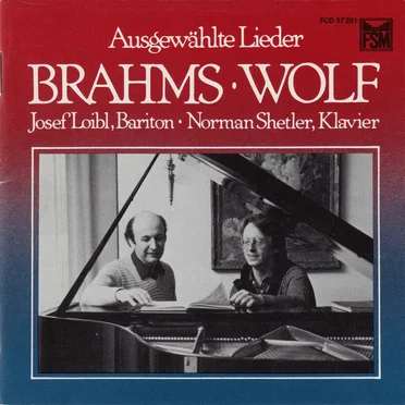 Ausgewählte Lieder by Brahms - album cover