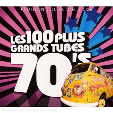 Les 100 plus grands tubes 70s by Various Artists - album cover