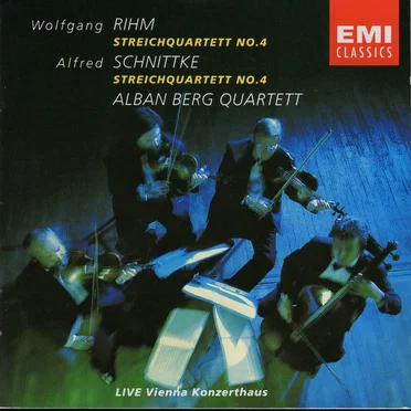 Rihm: Streichquartett no. 4 / Schnittke: Streichquartett no. 4
