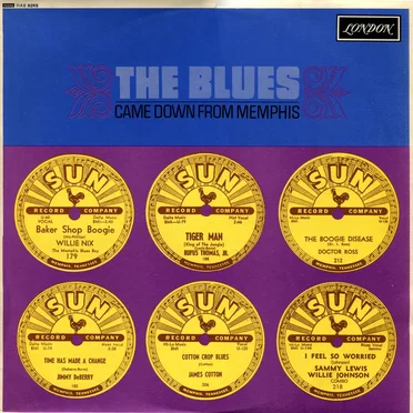 The Blues Came Down From Memphis by Various Artists - album cover