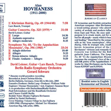 Symphony no. 60 / Guitar Concerto / Khrimian Hairig