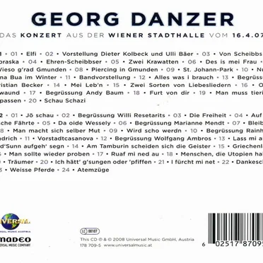 Und manchmal kanns auch regnen: Das Konzert aus der Wiener Stadthalle vom 16.4.07