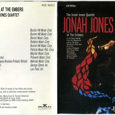 Jonah Jones at the Embers