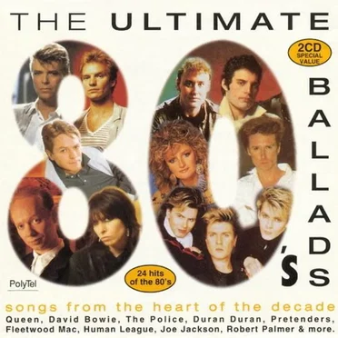 The Ultimate 80’s Ballads by Various Artists - album cover