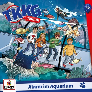 TKKG Junior 40: Alarm im Aquarium by Daniel Welbat - album cover