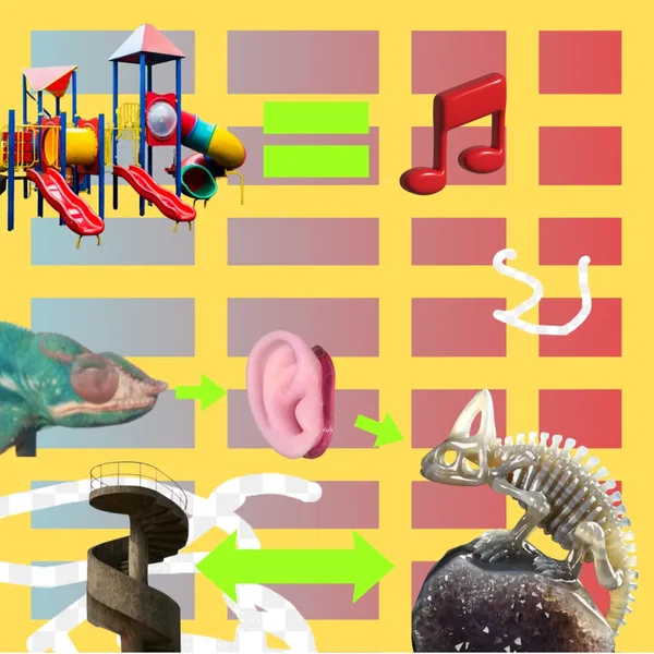 chameleon follows the ear into a chordal discharge