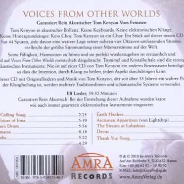 Voices From Other Worlds by Tom Kenyon - album cover