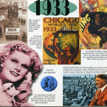 A Time to Remember: 1933 by Various Artists - album cover