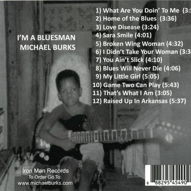 I'm a Bluesman by Michael Burks - album cover